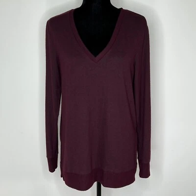 Suéter Lucky Brand Mujer Pequeño Cuello en V Pullover Mangas Largas Ligero Foto 1 de 4