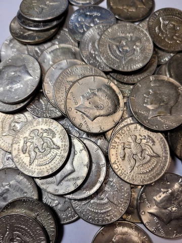 40% Silver Coin Lot, 1965-1969 Kennedy Half Dollars, Choose How Many Cover
