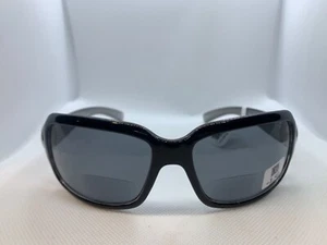 Corinne McCormack Black bifocal rectangular Sunreaders Sunglasses Readers +1.50 - Picture 1 of 5