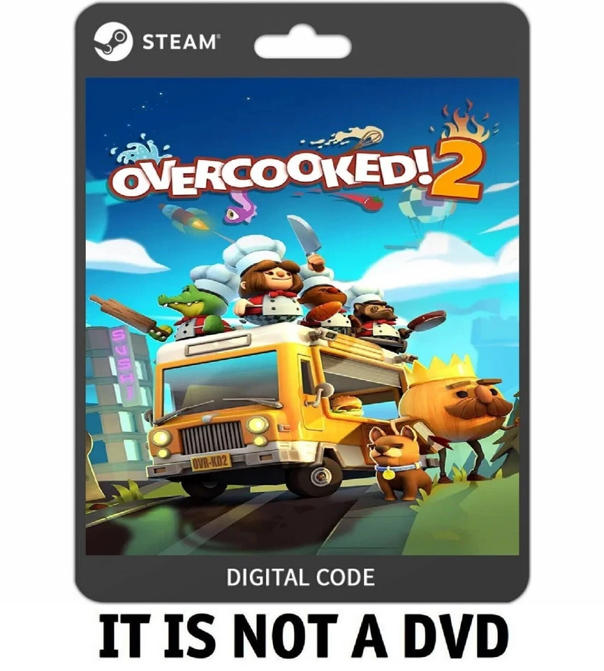 ¡Sobrecocido! 2 Steam para PC Global Digital Key | ¡Envía en 12 horas! Foto 1 de 1