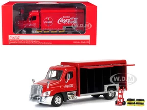 GETRÄNKEWAGEN "COCA-COLA" MIT BOLLERWAGEN & 4 KOFFERN 1/50 MOTORCITY CLASSICS 450060 - Bild 1 von 3