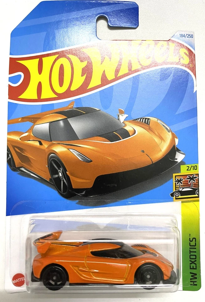 Hot Wheels 2024 187/250 HW Exotics 2/10 2020 Koenigsegg Jesko Orange MOSC - Image 1 of 1