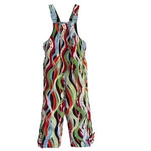 Hanna Andersson Snow Pants Little Girls Size 110 USA Size 5 Multicolor Squiggles - Picture 1 of 13