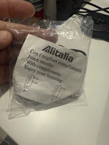 ๐ฎ๐น Alitalia โ๏ธ Cuffie volo aereo 1-2 pin 3,5 mm (Italia Italia) ๐ - Foto 1 di 2