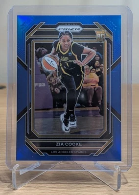 2023 Panini Prizm WNBA Zia Cooke RC No. 142 Blue Prizm #162/175 LA Sparks Rookie - Image 1 of 2