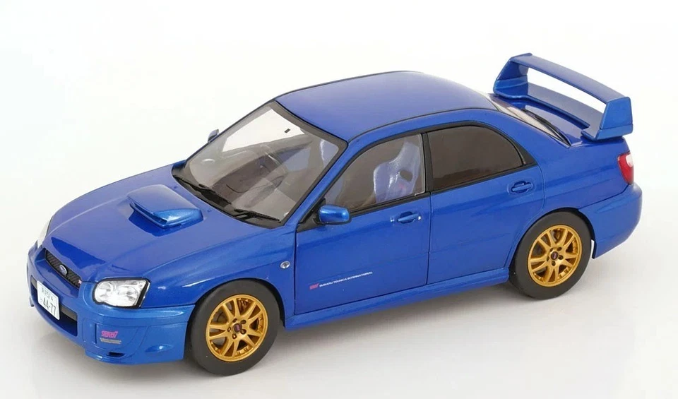 SUBARU IMPREZA WRX STi Blue 2003 1/18 SOLIDO S1812301