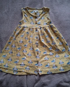 Jojo Maman Bebe Girls Sleeveless Dress Age 3-4 Years - Picture 1 of 8