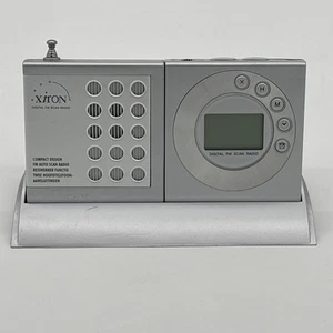 Vintage Digital FM Scan Radio Xiron Portable Battery Operated Detachable Tested - Picture 1 of 9