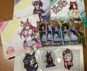 Uma Musume Pretty Goods Anime Japonés Caballo Niñas Acrílico Soporte Papel Colorido - Imagen 1 de 24