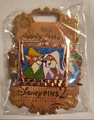 Robin Hood And Maid Marian Happily Ever After Disney Pin LE 2400 2025 PreSale Foto 1 de 4