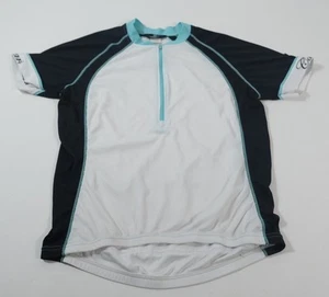 Canari Women's 1/2 Zip White Cycling Jersey Size L - Picture 1 of 5