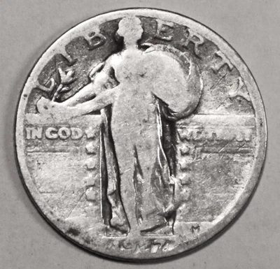 1927-P STANDING LIBERTY QUARTER - AG - #7281D - Image 1 of 2