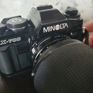 Minolta X-700 35mm SLR Film Camera w/ 2 Lenses, Flash, Bag, & More - Picture 1 of 18
