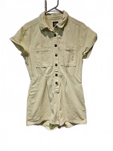 Mameluco vaquero manga corta BDG Joey lima/amarillo, pequeño - Imagen 1 de 10