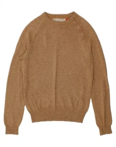 FCUK Mens Boat Neck Jumper Sweater XS Brown Cotton CY08 - Picture 1 of 3