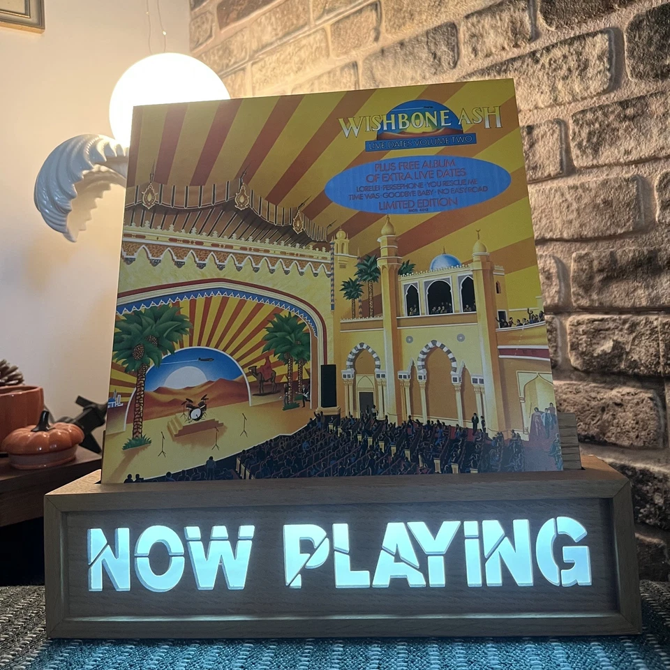 Wishbone Ash Live Dates Volume Two Archival Copy with Hype Sticker Vinyl LP NM - Image 1 of 4