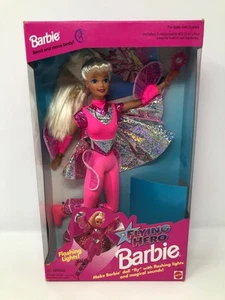 Barbie Flying Hero Doll w Shimmering Cape! Lights & Sounds! 1995 - Picture 1 of 8