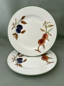 Royal Worcester Evesham Vale Dinner Plates X 2 - Picture 1 of 3