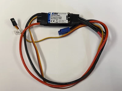 Eflite E-flite 40 AMP Brushless ESC Electronic Speed Control EFLA1140W T-28 P51 - Image 1 of 2