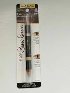 NEW SEALED L'Oreal Paris Brow Stylist Brow Raiser Highlighter Duo 625 Deep Shade - Picture 1 of 6