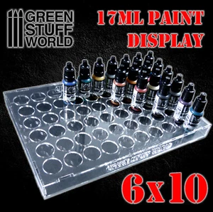 Paint pot display 17ml (6x10) - shelves methacrylate exhibition bottles hobby - Picture 1 of 3