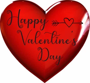 Pegatinas para el Día de San Valentín Regalo Vidrio Vino Calcomanía Personalizada Amor Tablet Caja - Imagen 1 de 2