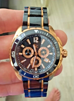 GUESS COLLECTION SPORT CLASS XXL Ceramic Chronograph Quartz WATCH X76004GS Used - Image 1 of 4