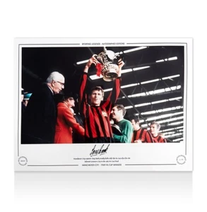 Tony Book Signed Manchester City Photo - 1969 FA Cup Winner Autograph - Picture 1 of 1