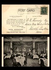 MayfairStamps US 1908 New York Hotel Woodstock Times Square to North Easton MA P