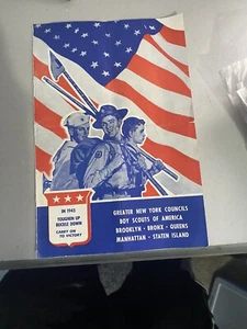 Boy Scouts Sheepshead Bay District War Service Ceremony 1943 NY OLD - Picture 1 of 3