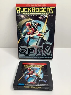 SEGA "Buck Rogers Planet of Zoom" Game + Box for Atari 5200 - Image 1 of 4