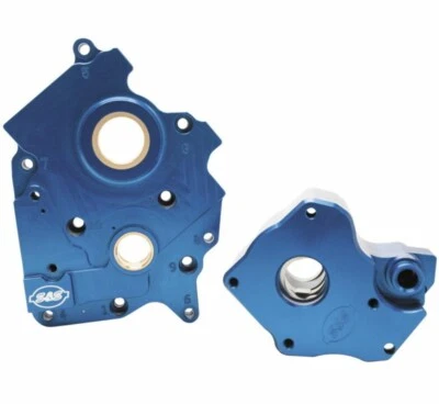 Placa de soporte de leva S&S y bomba de aceite - Harley M8 2017-2024 refrigerada por aceite - 310-0998B Foto 1 de 4