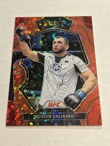2023 SELECT UFC H2 MUSLIM SALIKHOV 70/99 RED DISCO PRIZM SP