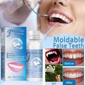 False Teeth Solid Glue Temporary Tooth Repair Tooth Moldable Teeth Gap Denture - Picture 1 of 12