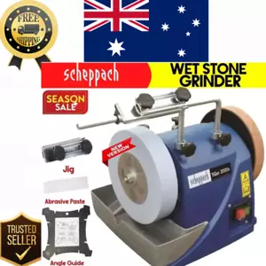 Wet Stone Grinder Electric Sharpener with Jig Kit Polishing Sharpening Tool 120W - Picture 1 of 8
