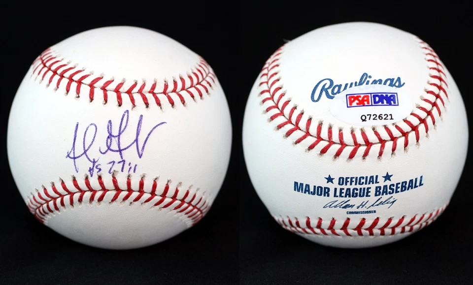 Adrián González FIRMADO ROMLB Béisbol Los Angeles Dodgers PSA/ADN AUTOGRAFIADO Foto 1 de 1