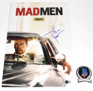 JON HAMM SIGNED 'MAD MEN' 12x18 TV SHOW POSTER DON DRAPER BECKETT COA AUTOGRAPH - Picture 1 of 4