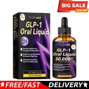 Dormorna GLP-1 Oral Liquid 30000MCG Weight Loss Fat Burner Slimming Drops 30 ml☃ - Picture 1 of 13
