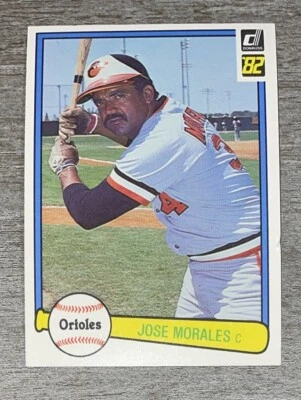 Jose Morales 1982 Donruss Orioles #203  *G641* - Image 1 of 2
