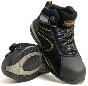 Womens Lightweight S1P SRC Black Composite Toe Cap Safety Boots Trainer Shoes Sz - Picture 1 of 2