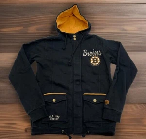 Boston Bruins NHL Full Zip Damen Jacke schwarz Gr. M Old Time Hockey **LESEN - Bild 1 von 7