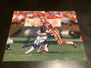 Eric Wright   autographed nfl 8x10,San Francisco 49ers coa & holo100% authentic - Picture 1 of 2