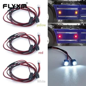 1/2/5PCS LED Square Light Spotlight Lamp for 1/14 RC Tamiya Tractor Truck Car - Picture 1 of 15