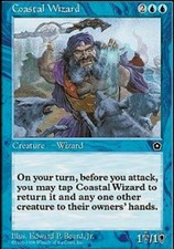 Portal 2: Second Age Coastal Wizard x1 Moderate Play, English Magic Mtg M:tG