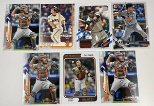 Topps Bowman BUSTER POSEY SAN FRANCISCO GIANTS Base Card Lot of Seven (7) - Picture 1 of 2