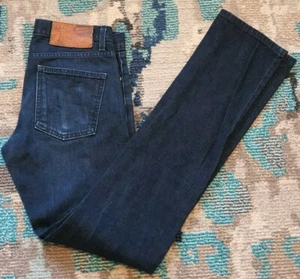 Naked & Famous Denim Mens 31W x 35L SkinnyGuy Indigo Broken Twill Selvedge Jeans - Foto 1 di 11