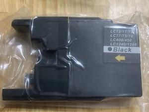 LC12/17/73/77/75/79/400/450/1240/1280 Schwarz Ersatz Tintenpatrone - Bild 1 von 2