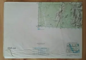 1963 - RED SEA: Saudi Arabia Sudan Yemen - DMAAC Chart / Map ONC J-6  41"x57"  - Picture 1 of 10