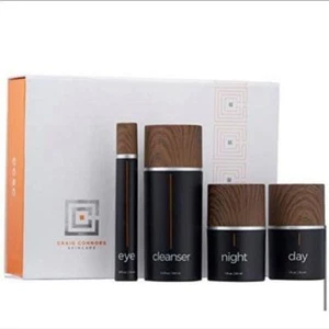🔥Skincare Kit 4 Pcfor Men+Women Cleanser, Eye Serum, Day Moisturizer, Night Oil - Picture 1 of 6