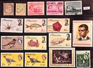 Mauritius, lotto di 16 francobolli MNH/usati - lotto 324 - Foto 1 di 1